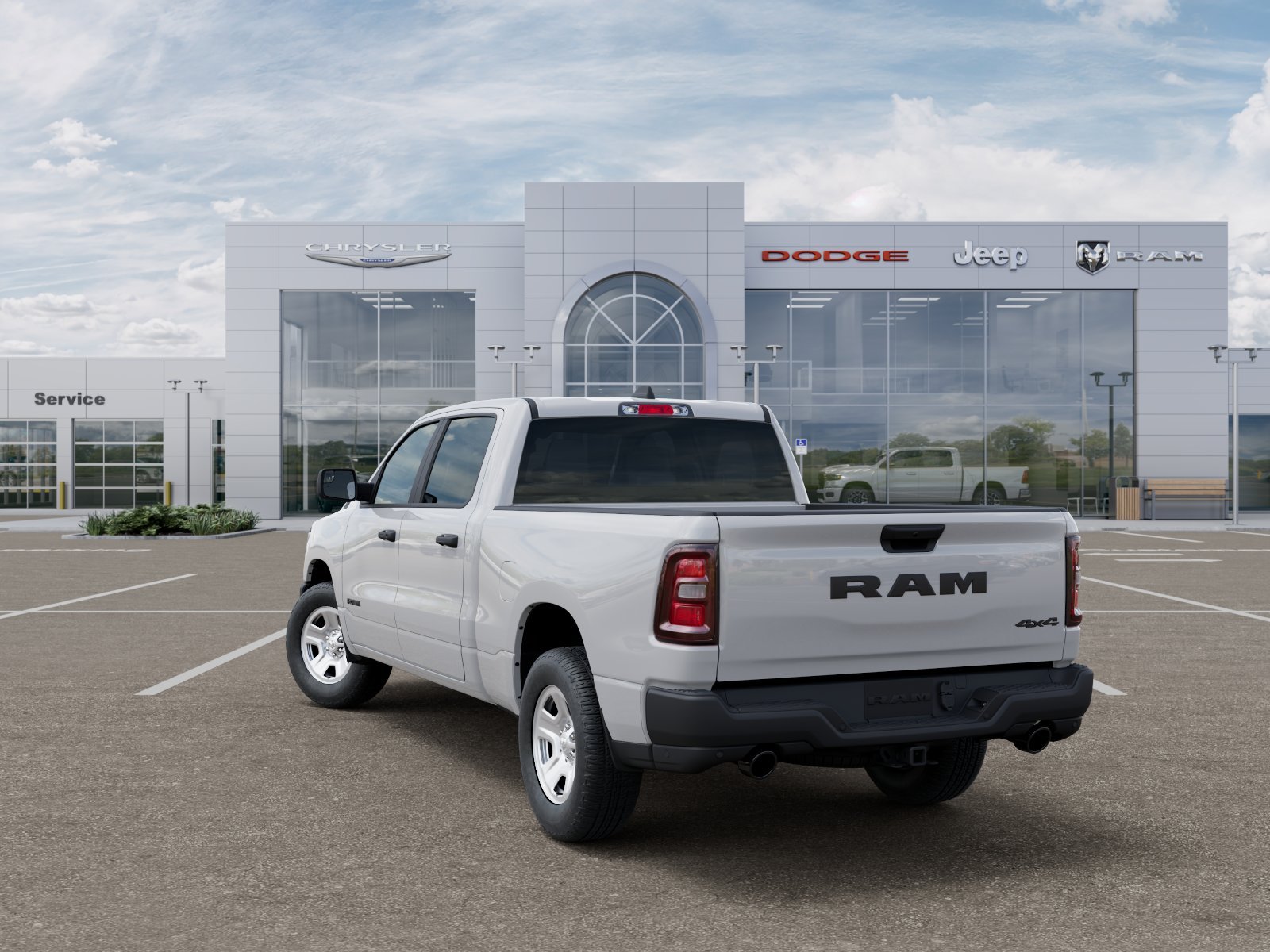 New 2026 Bright White Clear-Coat Exterior Paint RAM Tradesman image 42