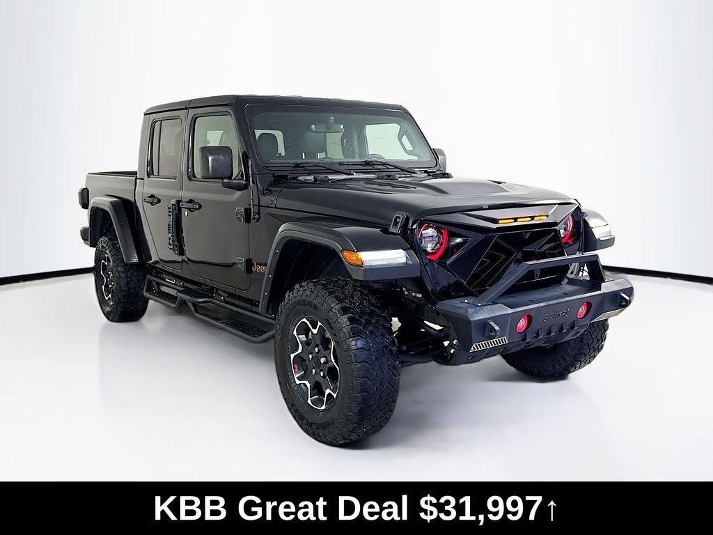 Used 2023 Black Clearcoat Jeep Rubicon image 1