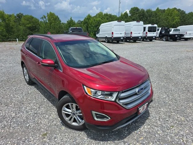 Used 2017 Ruby Red Metallic Tinted Clearcoat Ford SEL image 2