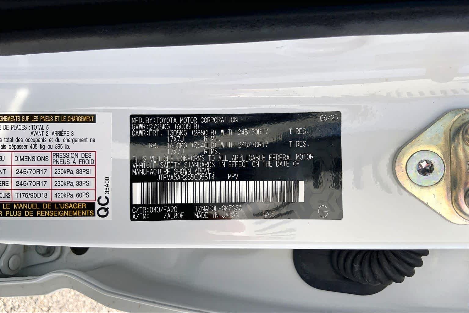 Used 2025 Ice Cap Toyota SR5 image 36