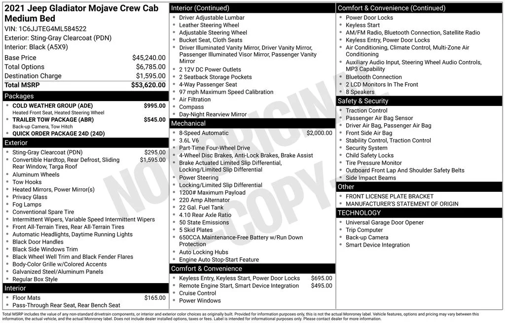 Used 2021 Gray Jeep Mojave image 27