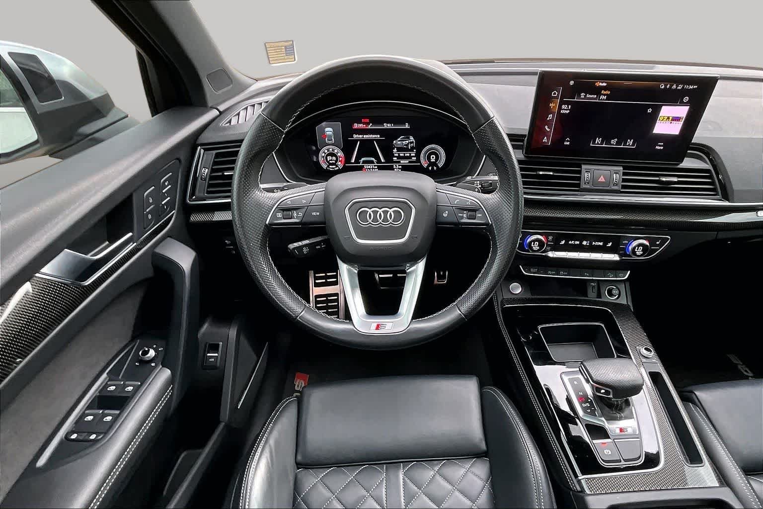 Used 2021 Glacier White Metallic Audi Premium Plus image 6