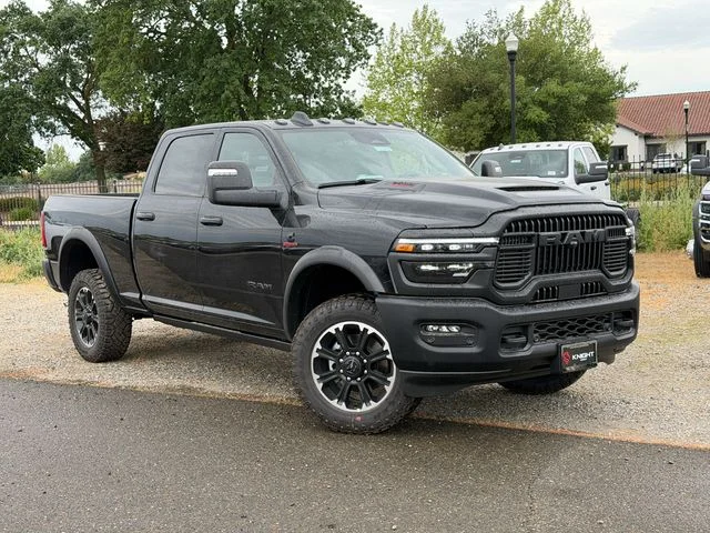 New 2026 Diamond Black Crystal Pearl-Coat Exterior Paint RAM Rebel image 2