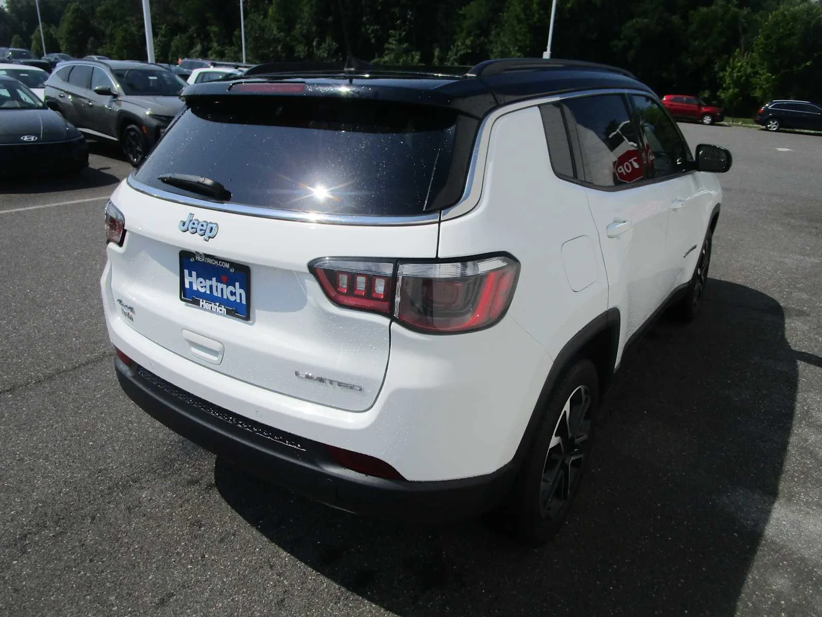 Used 2023 Bright White Clearcoat Jeep Limited image 4