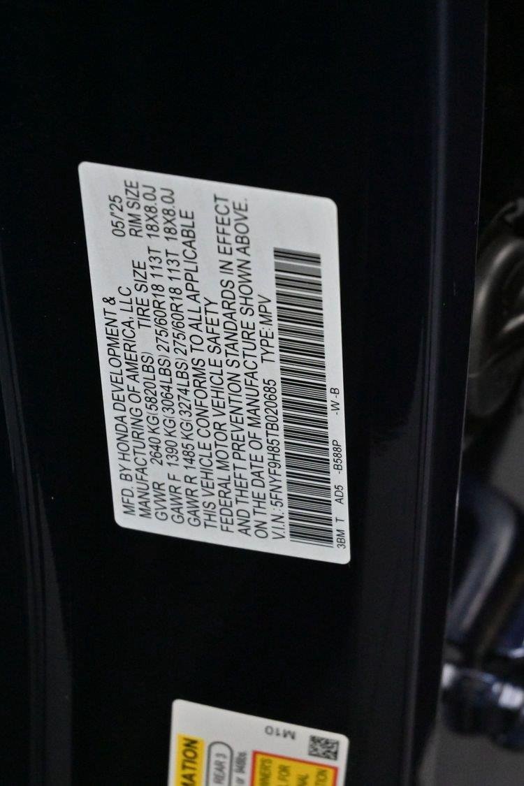 Used 2026 Obsidian Blue Pearl Honda TrailSport Elite image 44