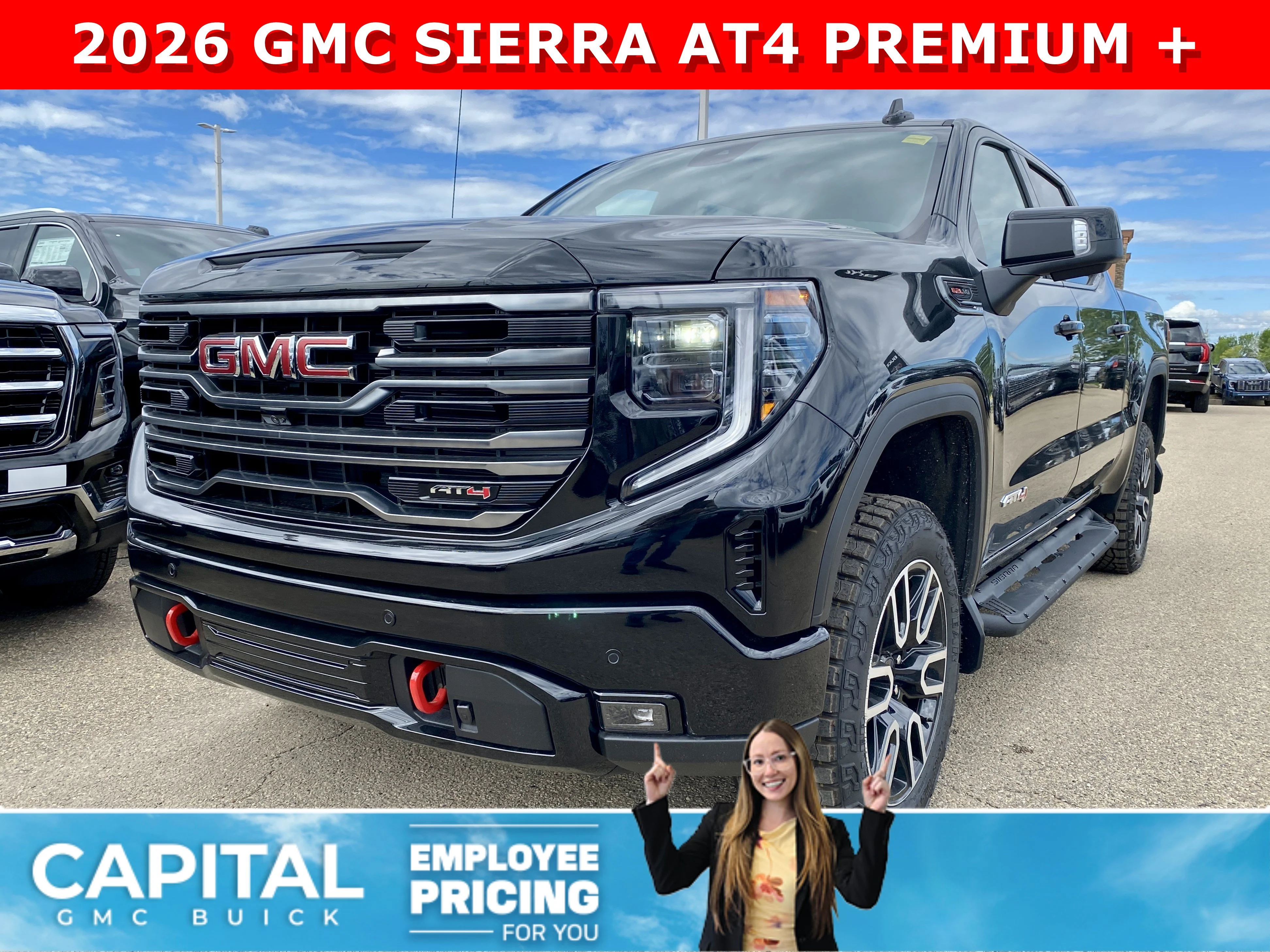 New 2026 ONYX BLACK GMC AT4 image 1