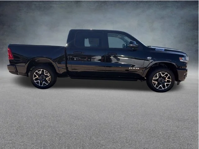 New 2027 Diamond Black Crystal Pearl-Coat Exterior Paint RAM Laramie image 8