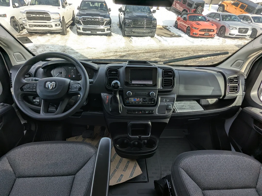 New 2026 White RAM Tradesman - - FWD - Super High Roof - Cargo Partition - Adaptive Cruise - Remote Start & More! image 23