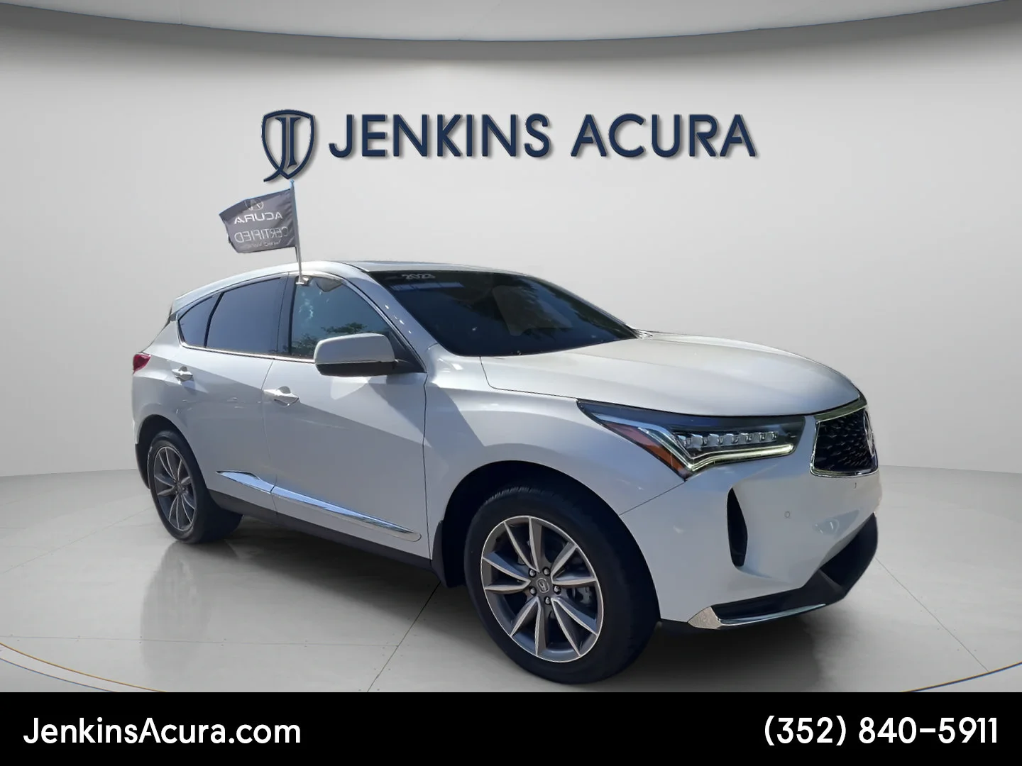 Used 2023 Platinum White Pearl Acura w/Technology Package image 3