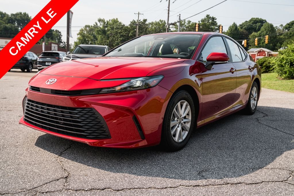 Certified Used 2025 Red Toyota LE image 3