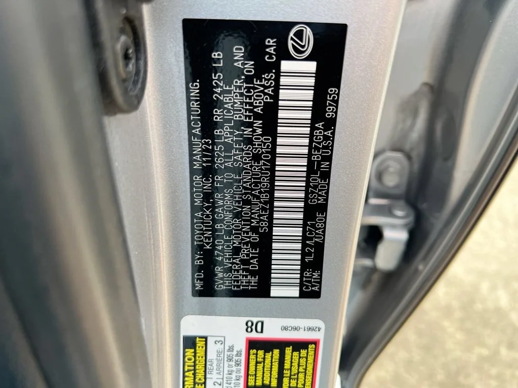 Certified Used 2024 IRIDIUM Lexus 350 Luxury image 22