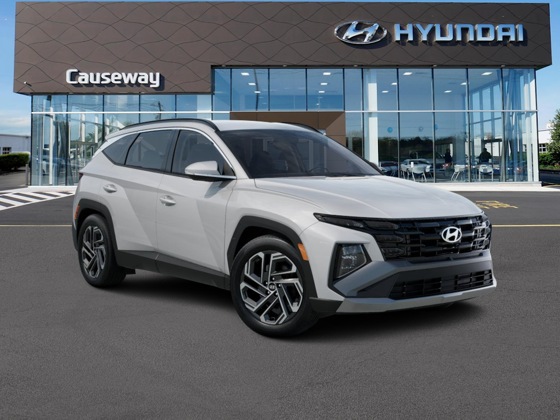 New 2026 White Hyundai SEL Plus AWD image 7