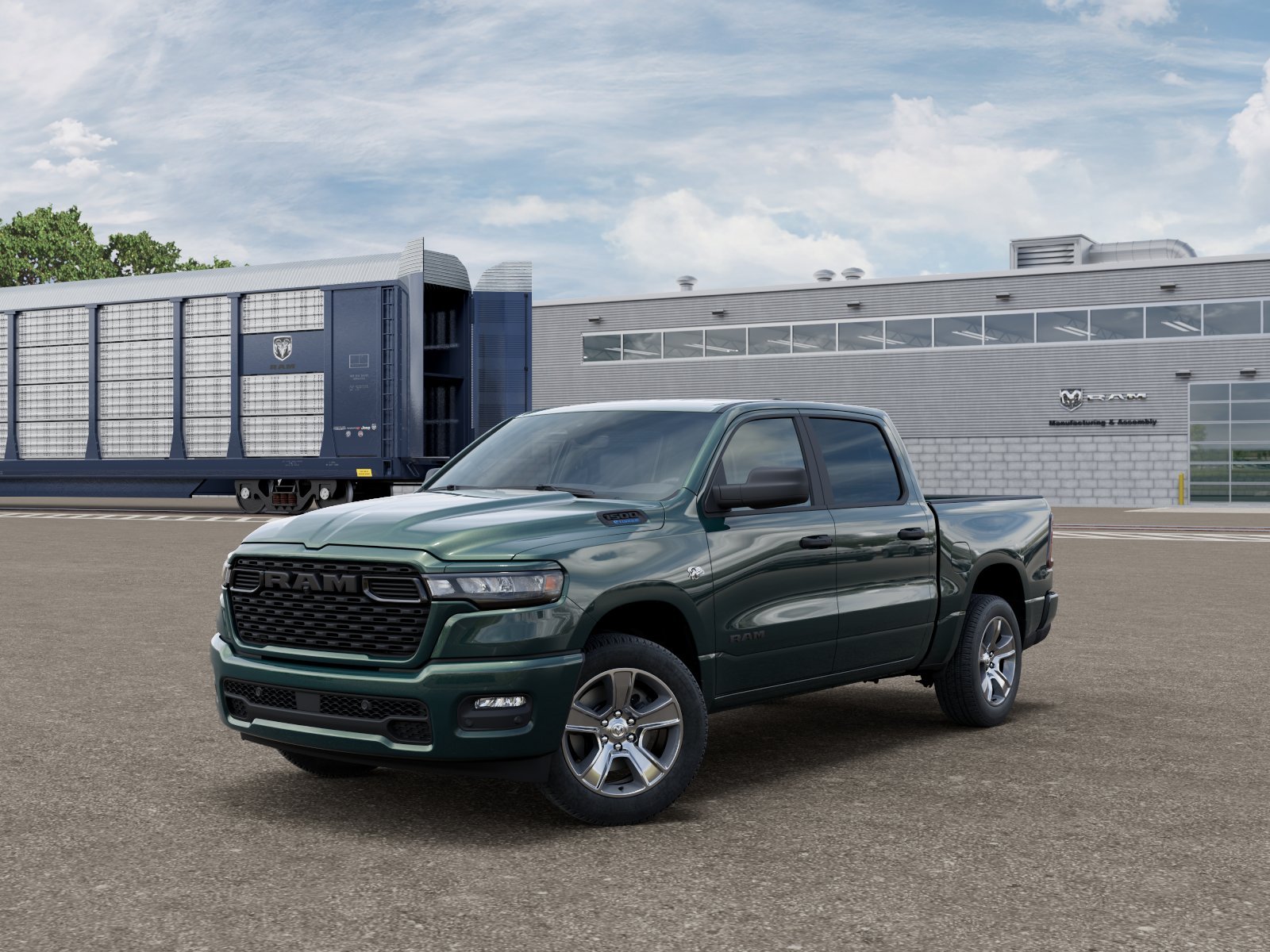 New 2026 Serrano-Green Metallic Exterior Paint RAM  image 1