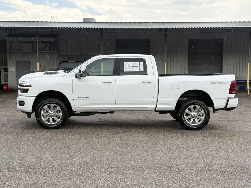New 2026 Bright White Clear-Coat Exterior Paint RAM Laramie image 6