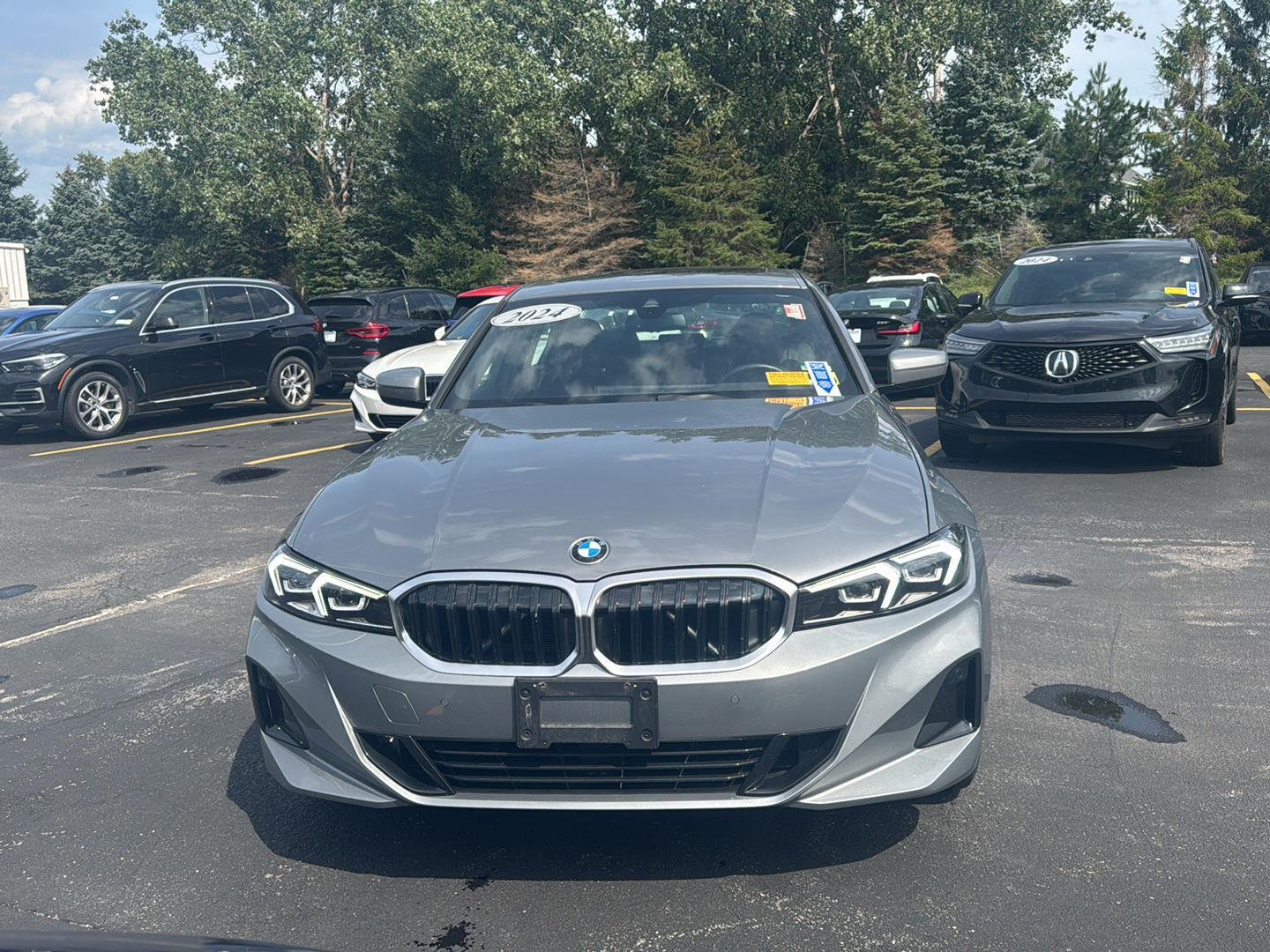 Used 2024 Skyscraper Grey Metallic BMW 330i xDrive image 8