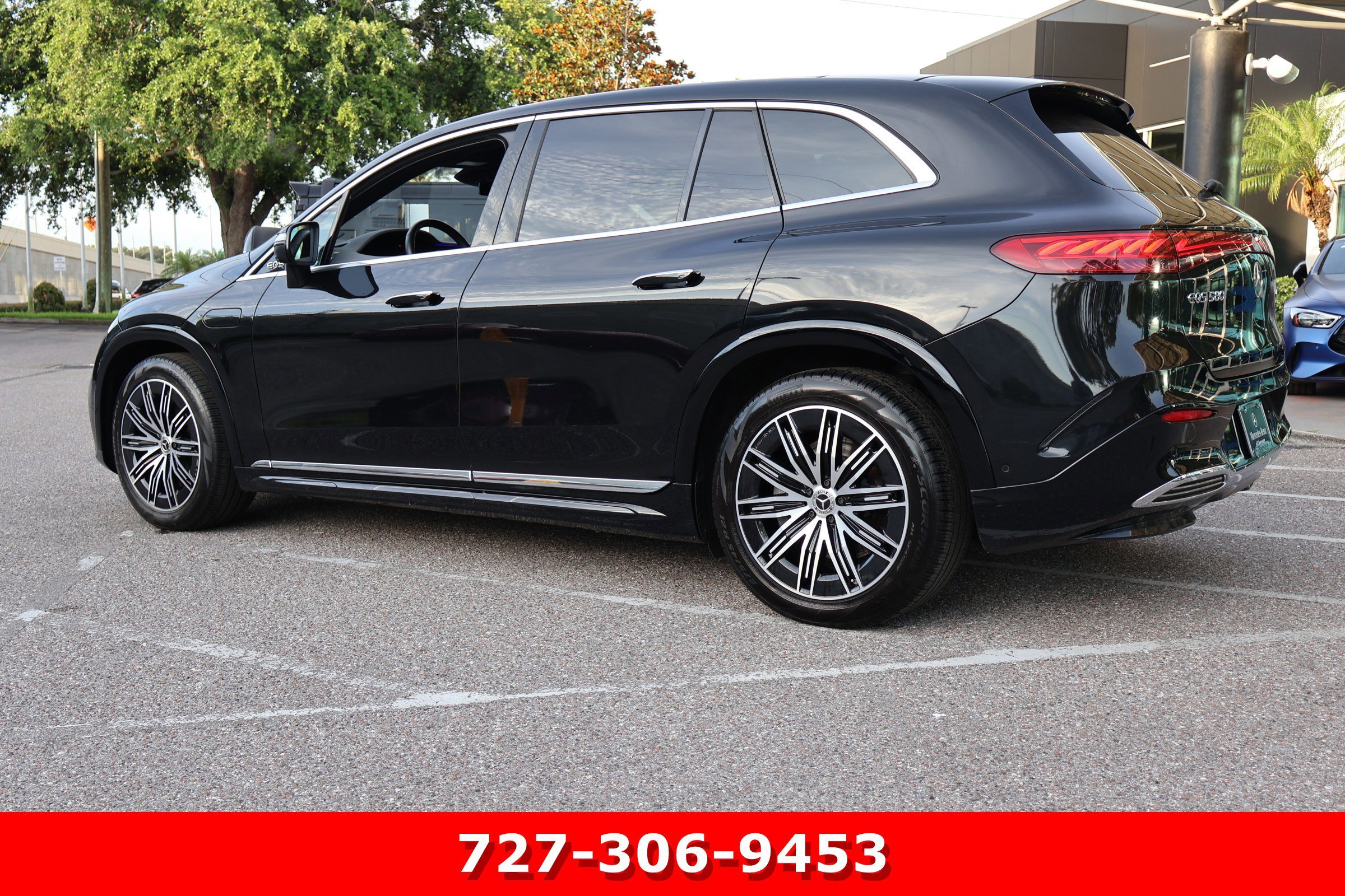 Certified Used 2023 Obsidian Black Metallic Mercedes-Benz EQS 580 image 7