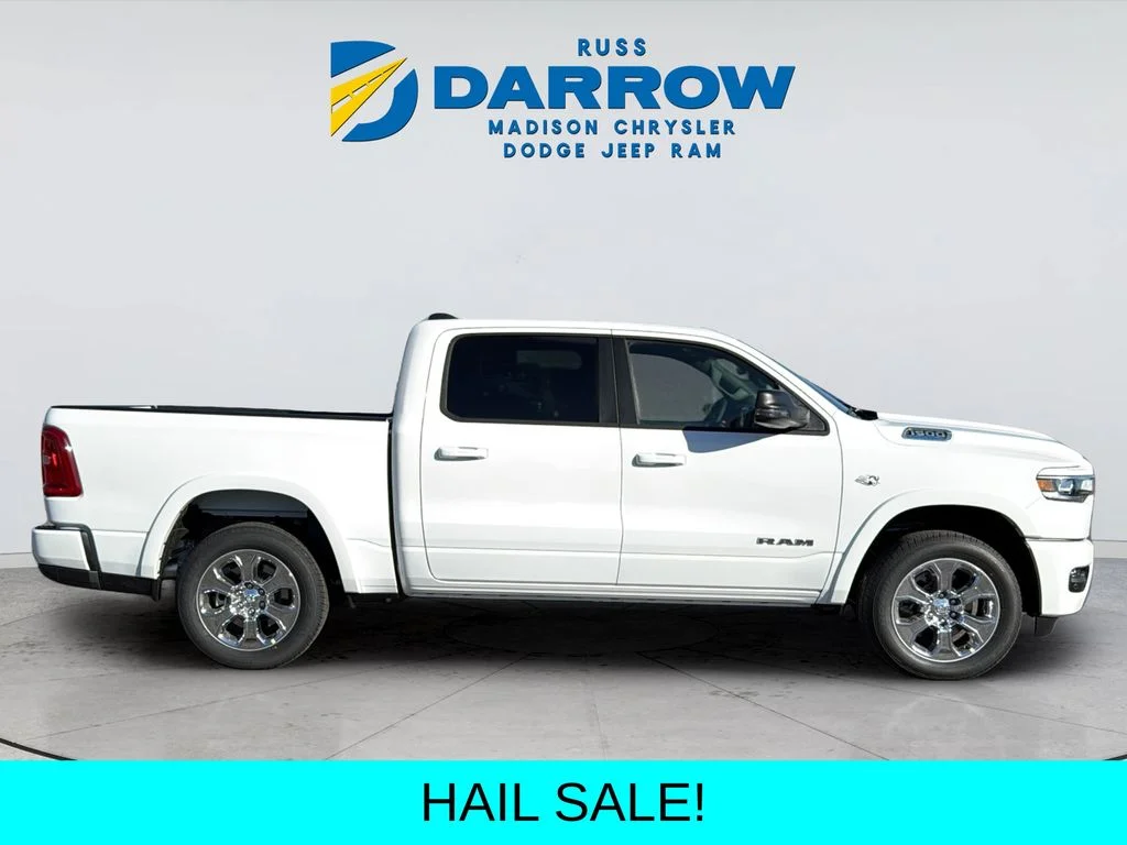 New 2026 Bright White Clear-Coat Exterior Paint RAM Big Horn/Lone Star image 6
