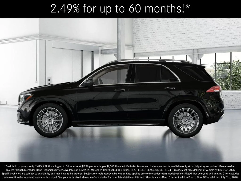 New 2026 Obsidian Black Metallic Mercedes-Benz GLE 450 image 34