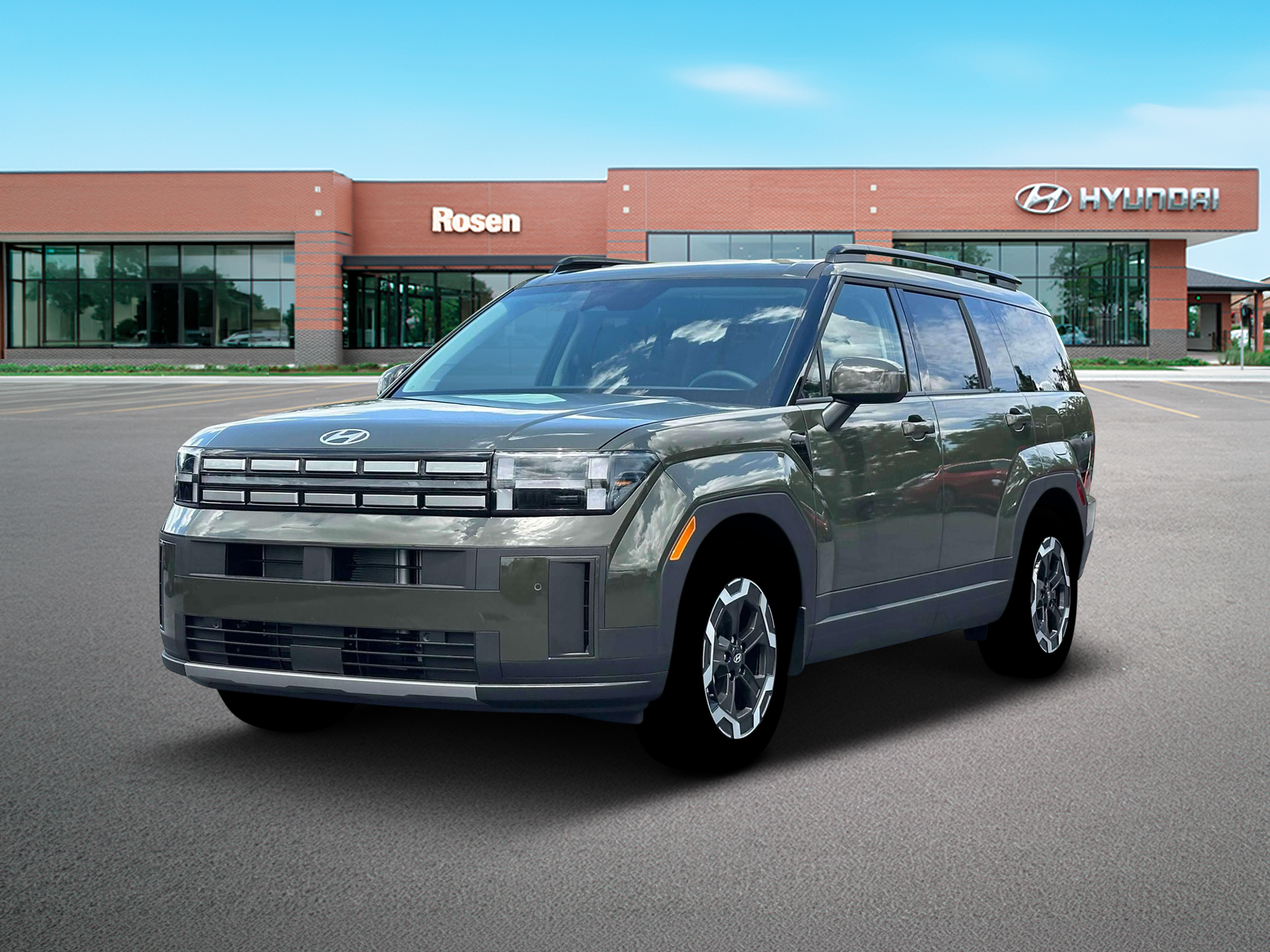 New 2026 Green Hyundai SEL AWD image 1