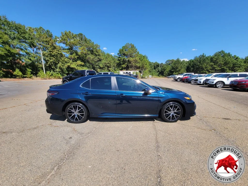 Used 2021 Blue Toyota SE image 8