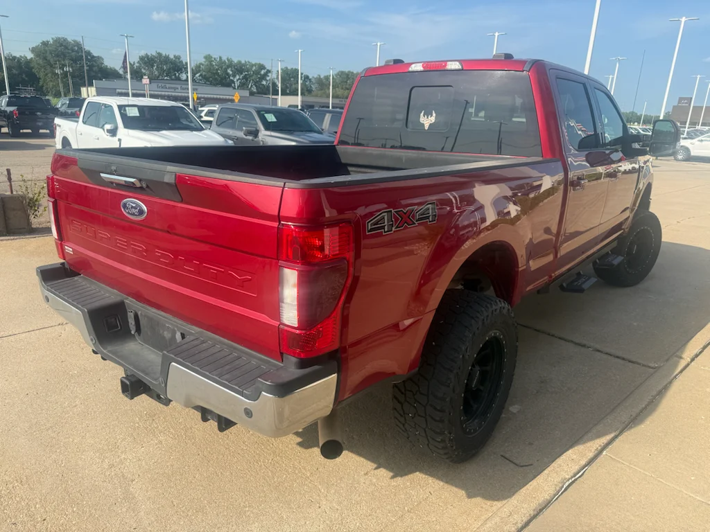 Used 2021 Rapid Red Metallic Tinted Clearcoat Ford LARIAT image 6