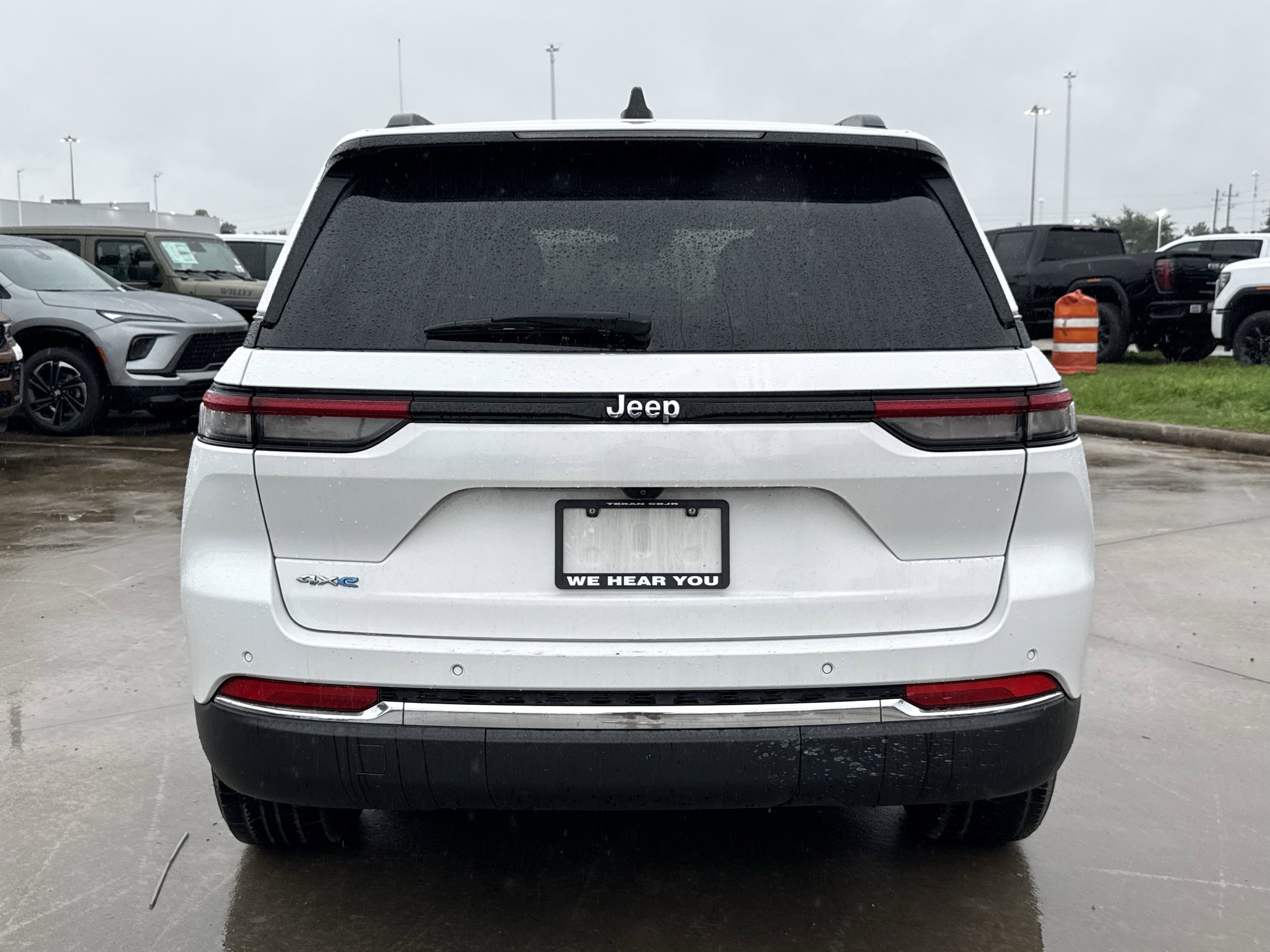 Used 2024 Bright White Clearcoat Jeep 4xe image 5