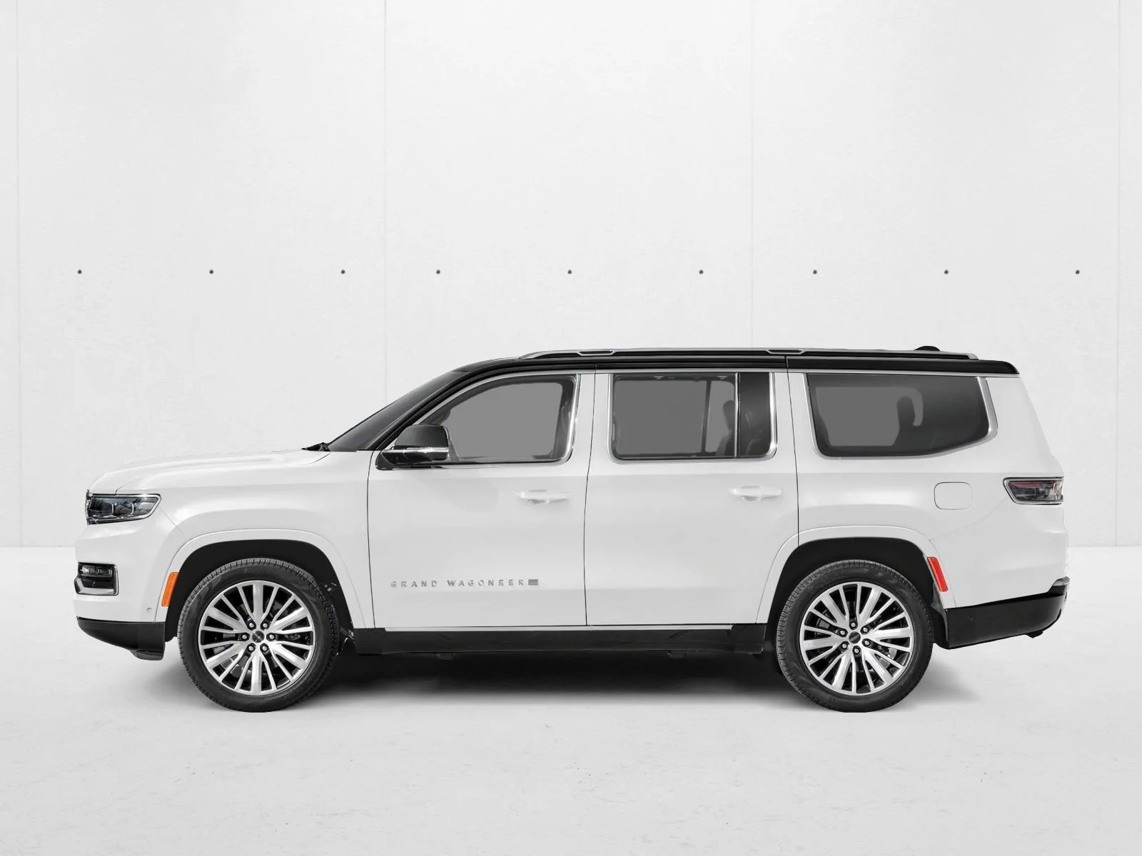 New 2026 Bright White Clearcoat Jeep Summit Obsidian image 3