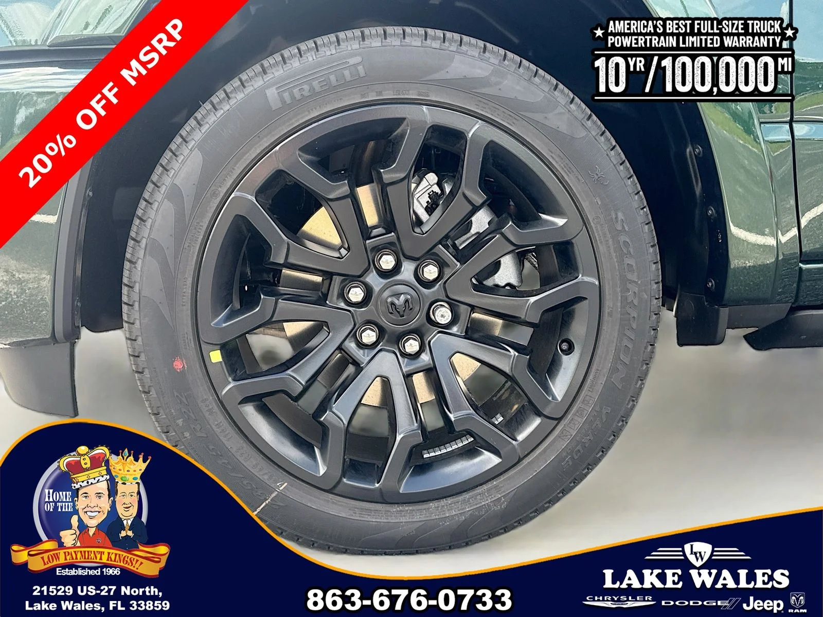 New 2026 Serrano-Green Metallic Exterior Paint RAM Limited image 30