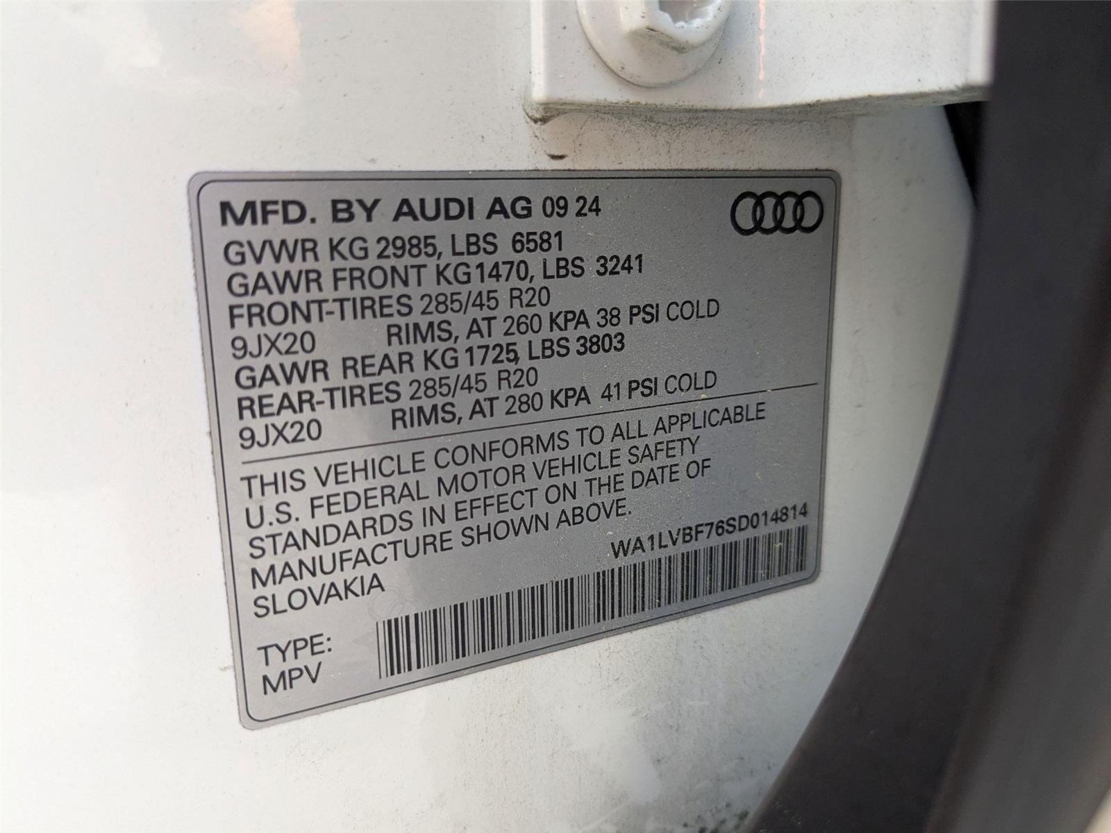 Used 2025 Glacier White Metallic Audi Premium Plus image 18