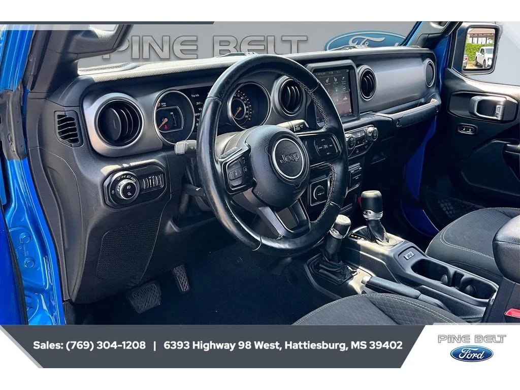 Used 2021 Hydro Blue Pearlcoat Jeep 80th Anniversary image 13