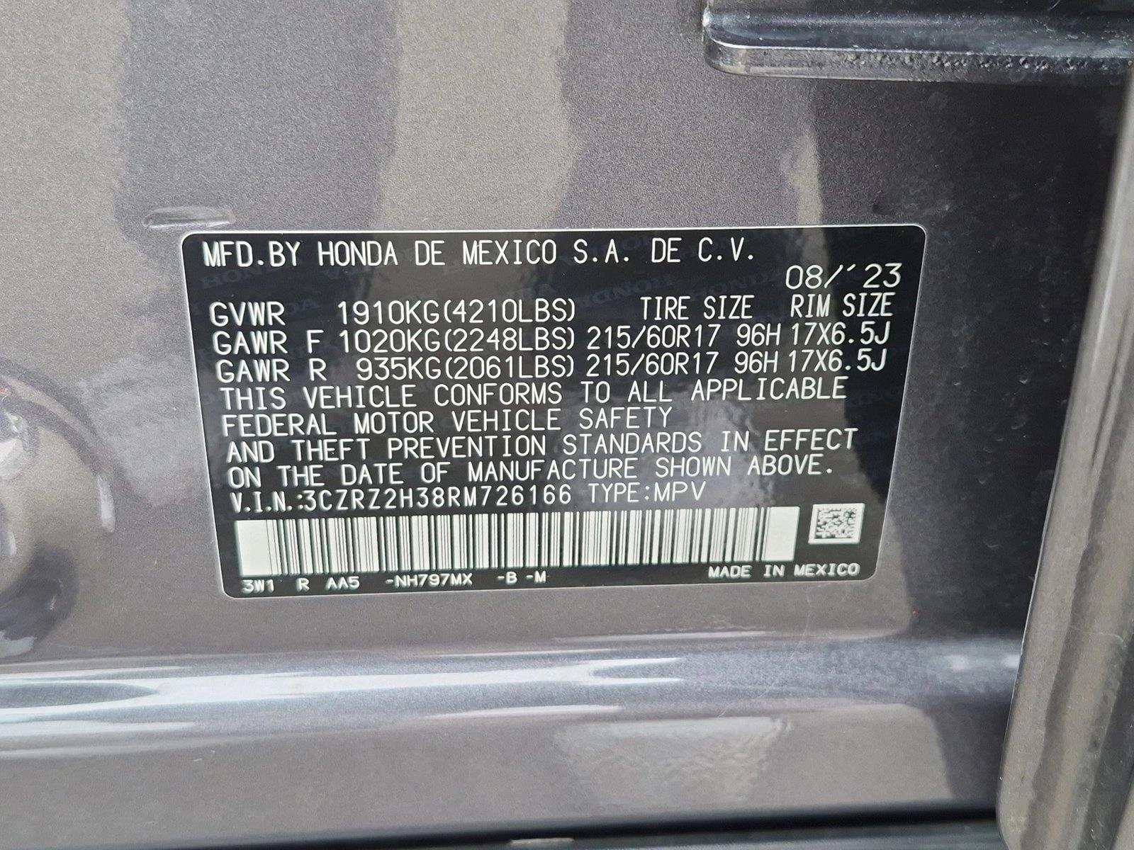Used 2024 Silver/Gray Honda LX image 22