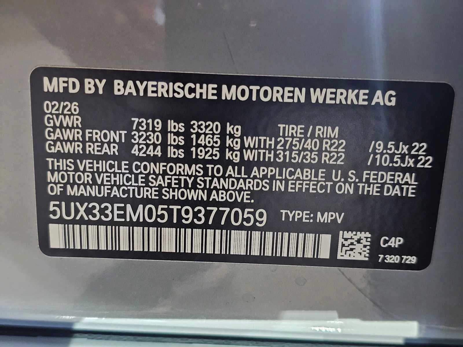New 2026 Brooklyn Grey Metallic BMW M60i image 45