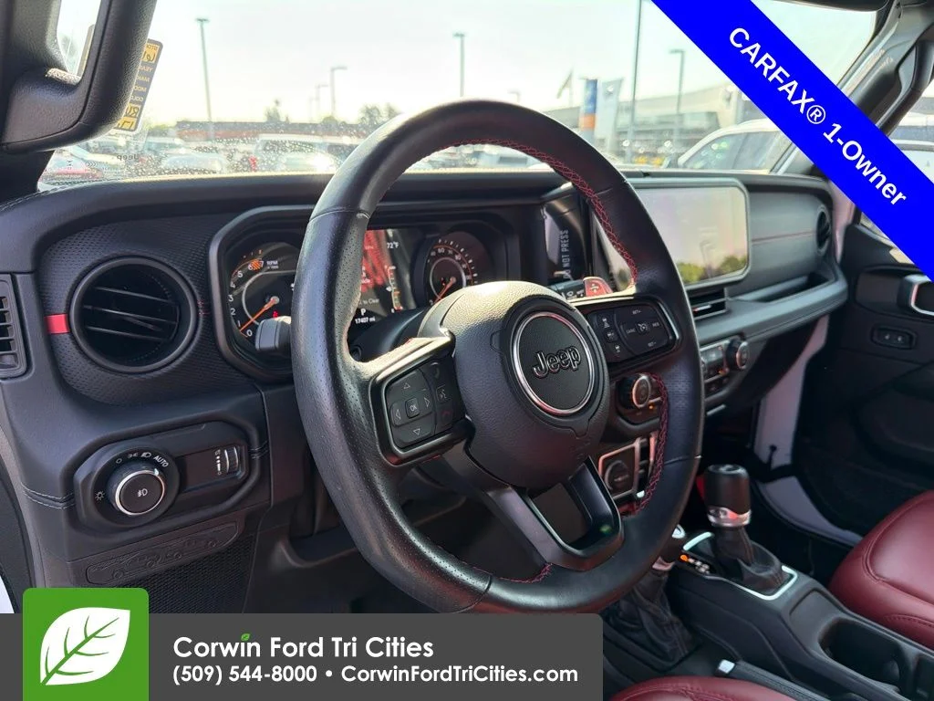Used 2024 Bright White Clearcoat Jeep Rubicon 392 image 2