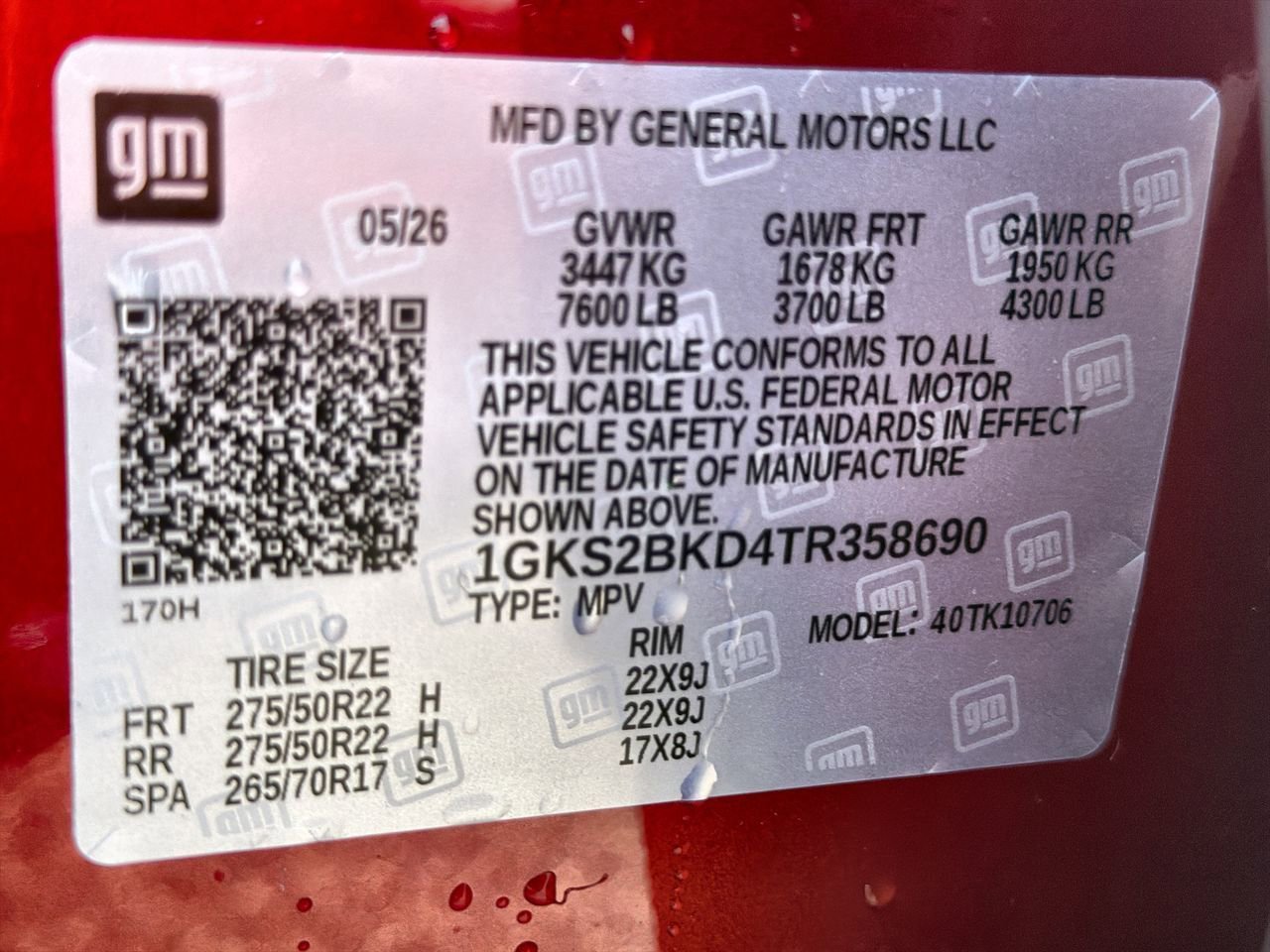 New 2026 Volcanic Red Tintcoat GMC Elevation image 29