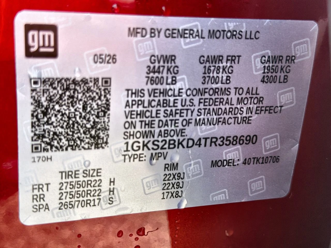New 2026 Volcanic Red Tintcoat GMC Elevation image 29