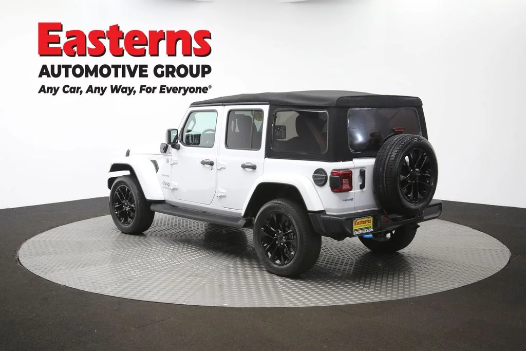 Used 2022 White Jeep Unlimited Sahara 4xe image 65