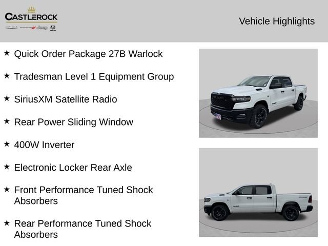 New 2026 Bright White Clear-Coat Exterior Paint RAM Warlock image 4