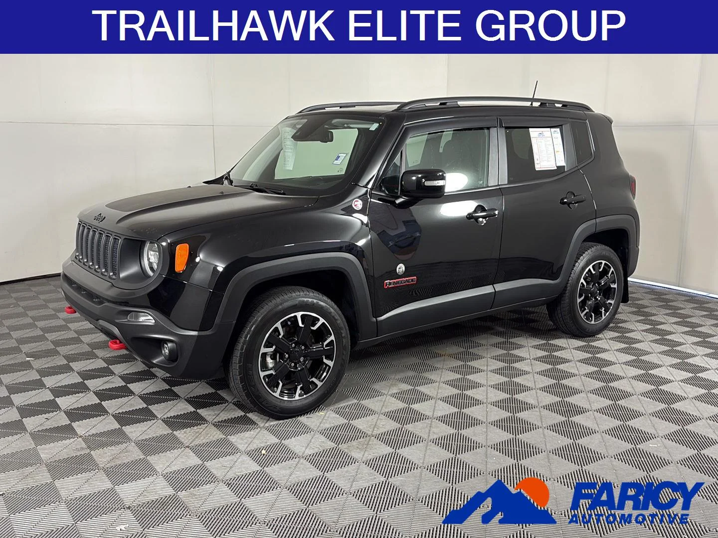 Used 2023 Black Clearcoat Jeep Trailhawk image 1