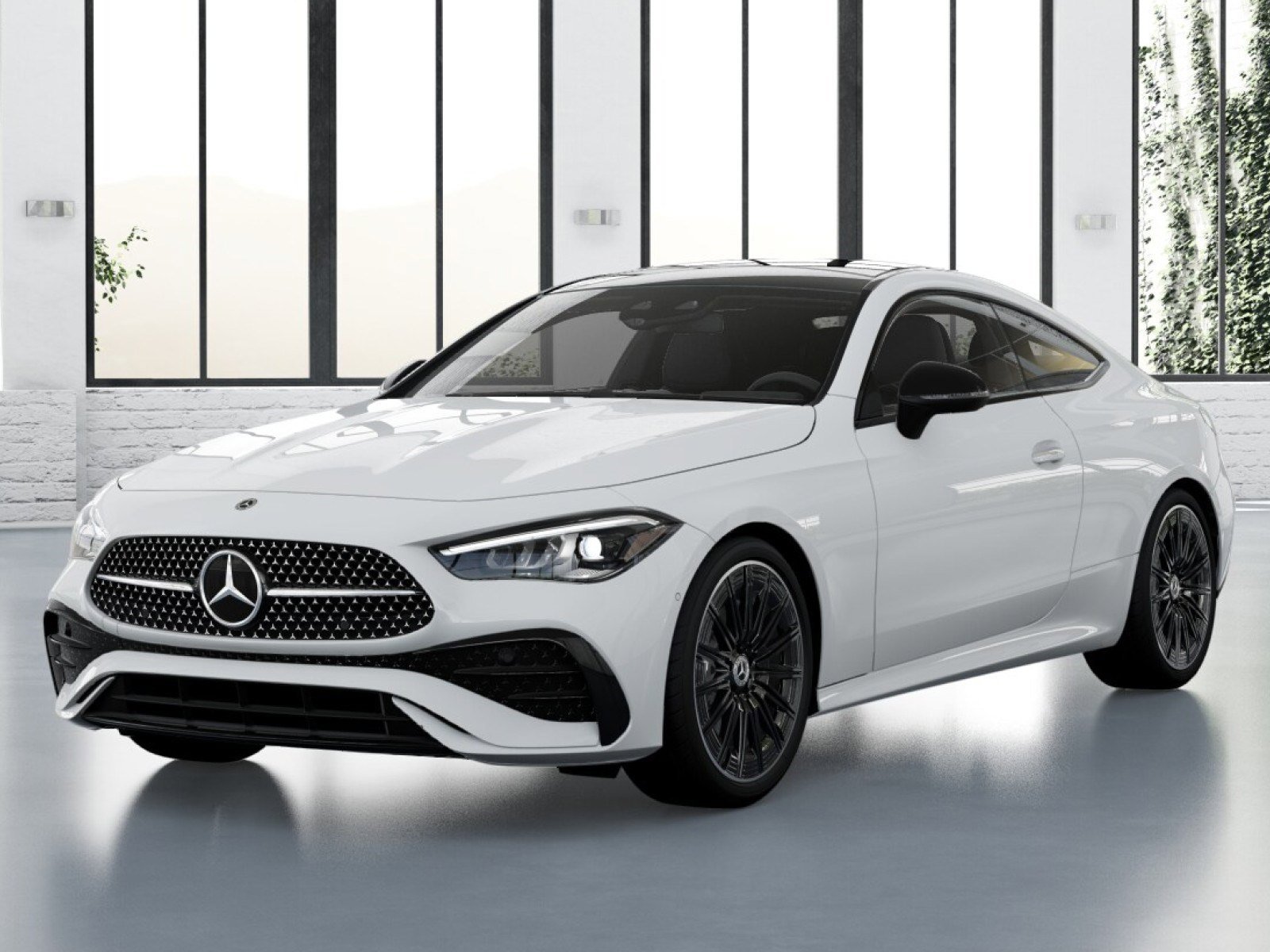 New 2026 Polar White Mercedes-Benz CLE 300 2D Coupe 4MATIC® image 2