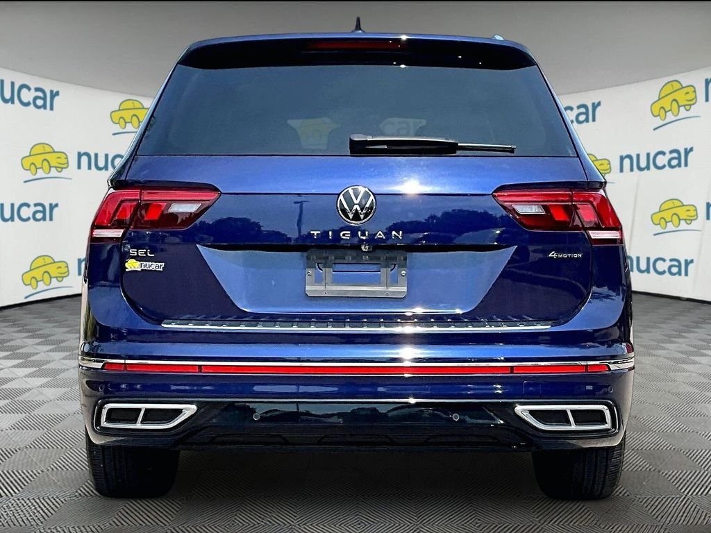 Used 2022 Blue Volkswagen 2.0T SEL R-Line image 5