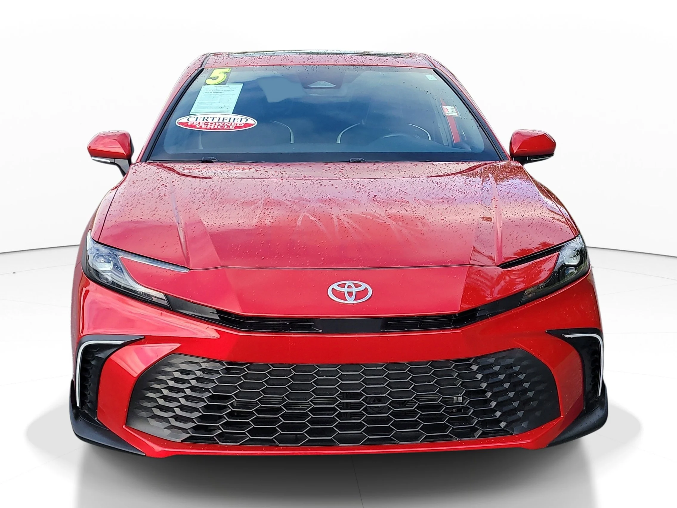 Certified Used 2025 Red Toyota SE image 3