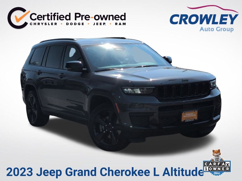 Certified Used 2023 Gray Jeep Altitude image 1