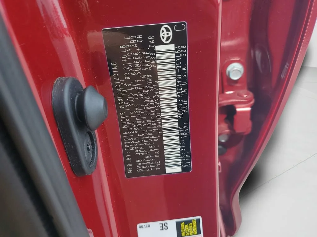 Used 2025 Red Toyota LE image 22