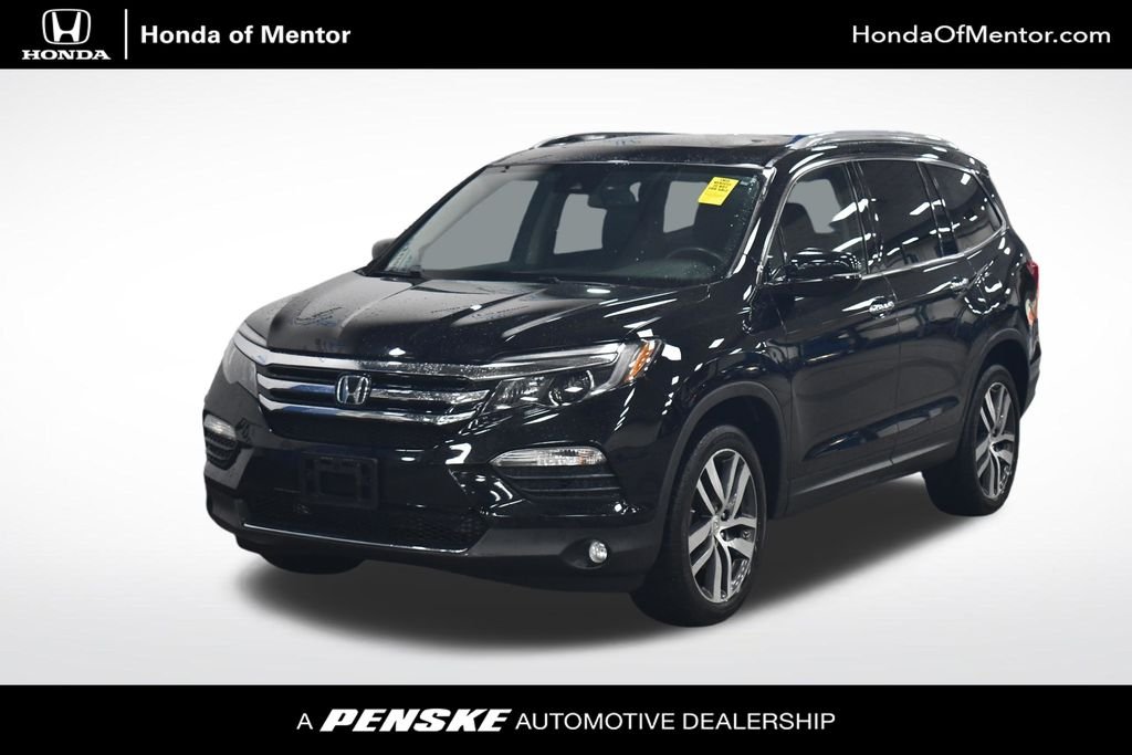Certified Used 2017 Black Forest Pearl Honda Touring image 1