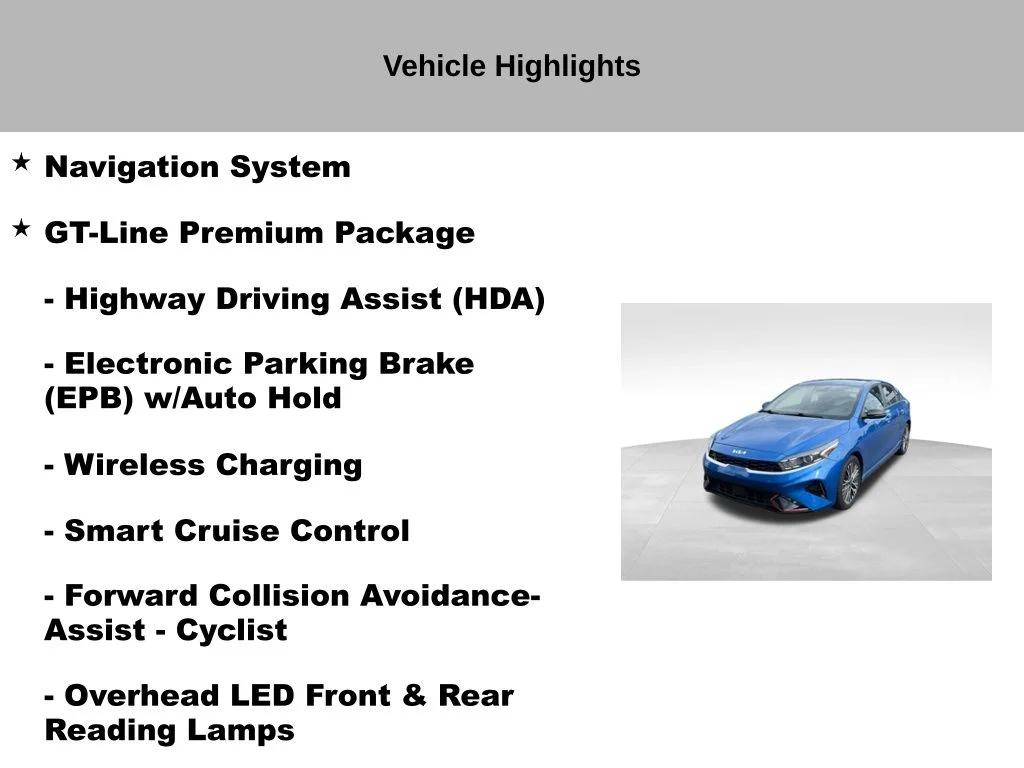Certified Used 2022 Blue Kia GT-Line image 14