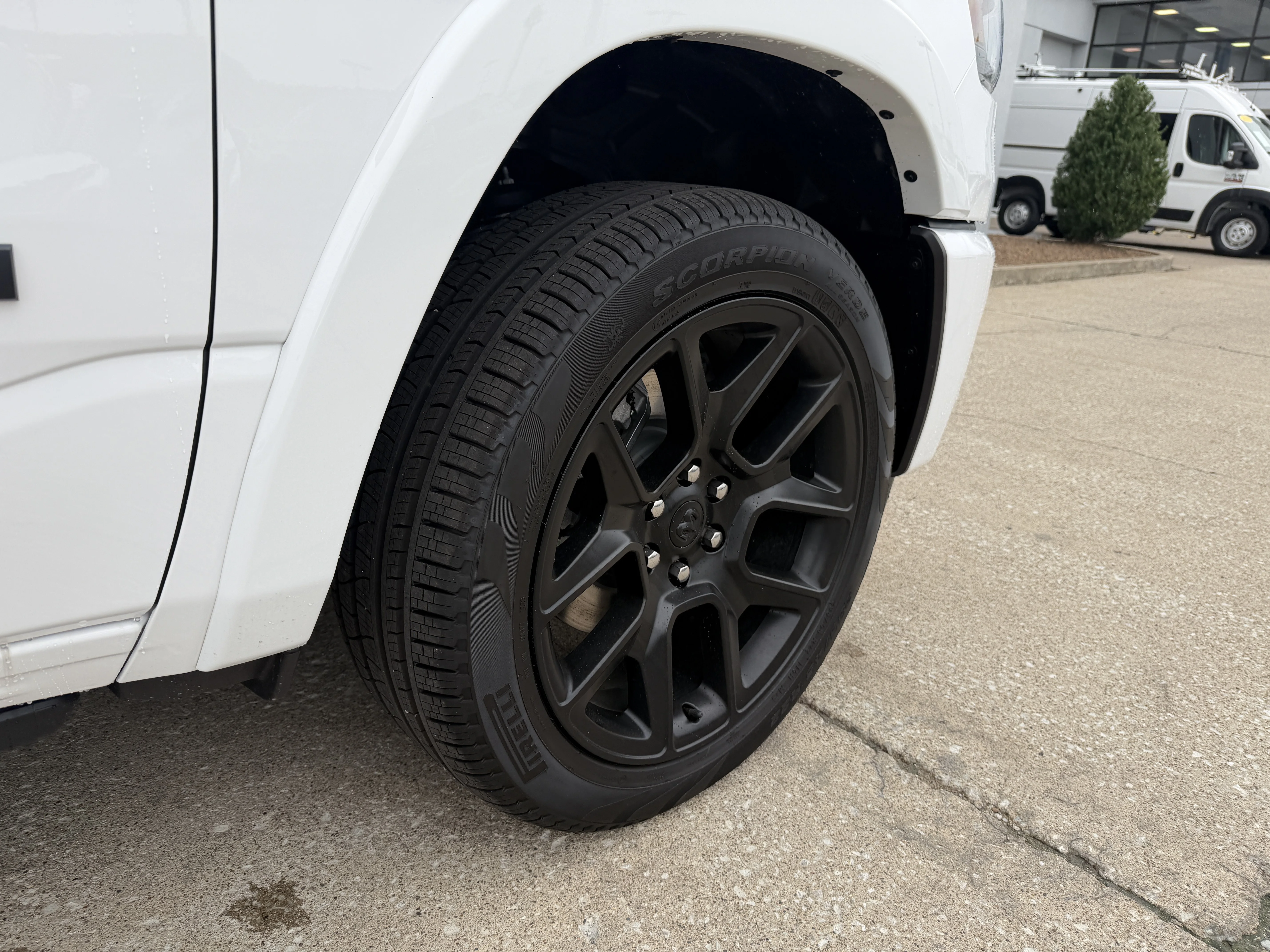 New 2026 Bright White Clear-Coat Exterior Paint RAM Laramie image 24