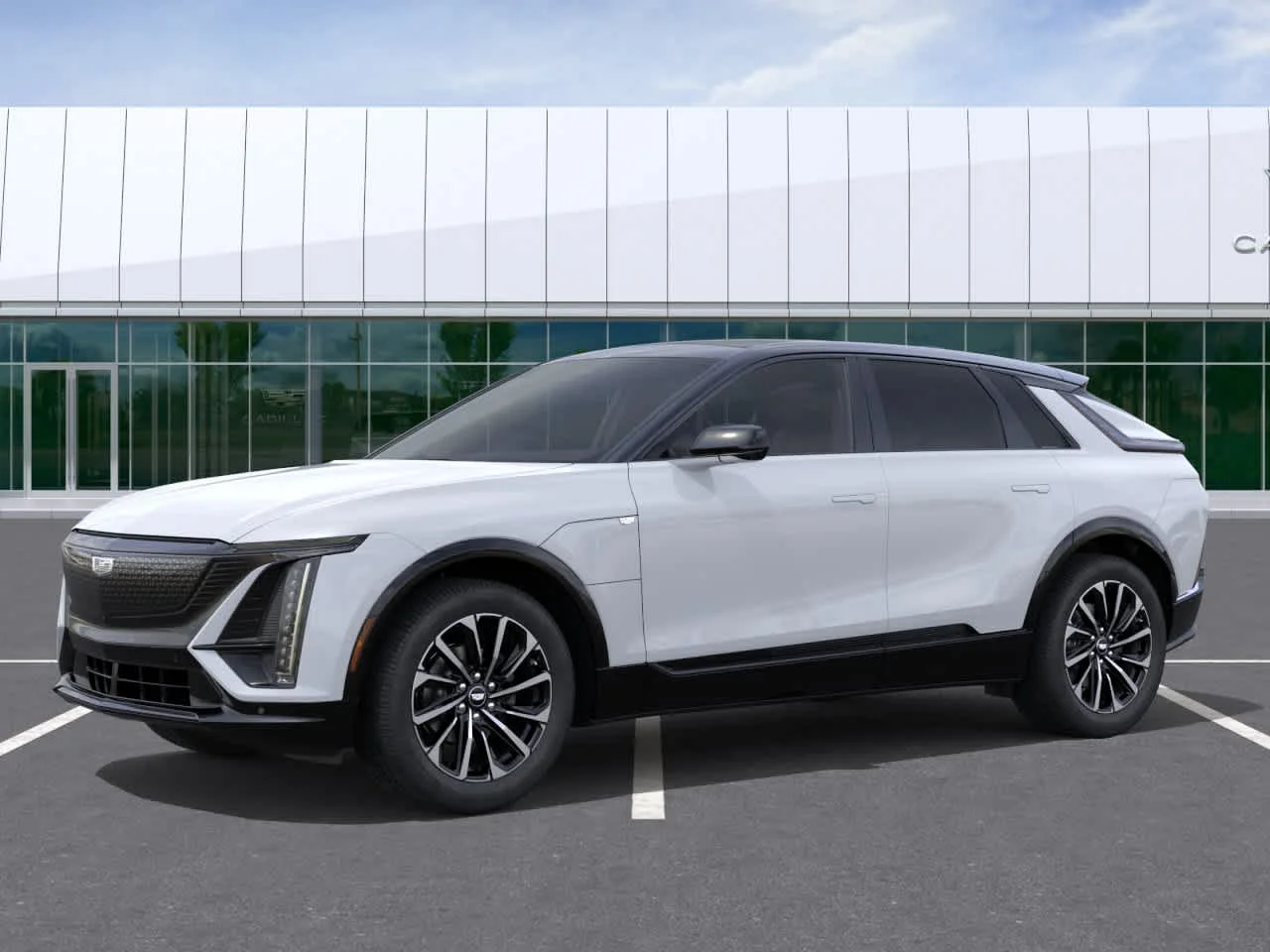 New 2026 Vibrant White Tricoat Cadillac Premium Sport image 2