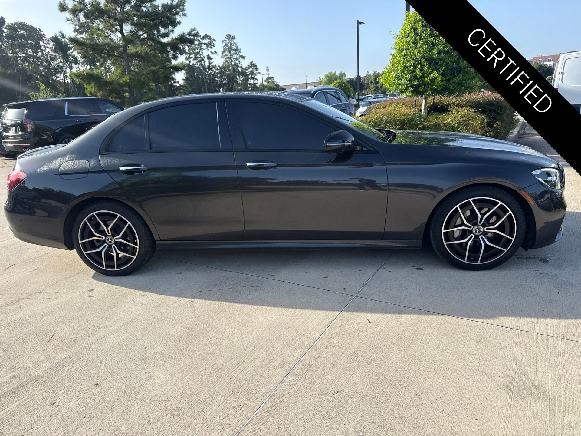 Certified Used 2022 Graphite Gray Metallic Mercedes-Benz E 350 image 3