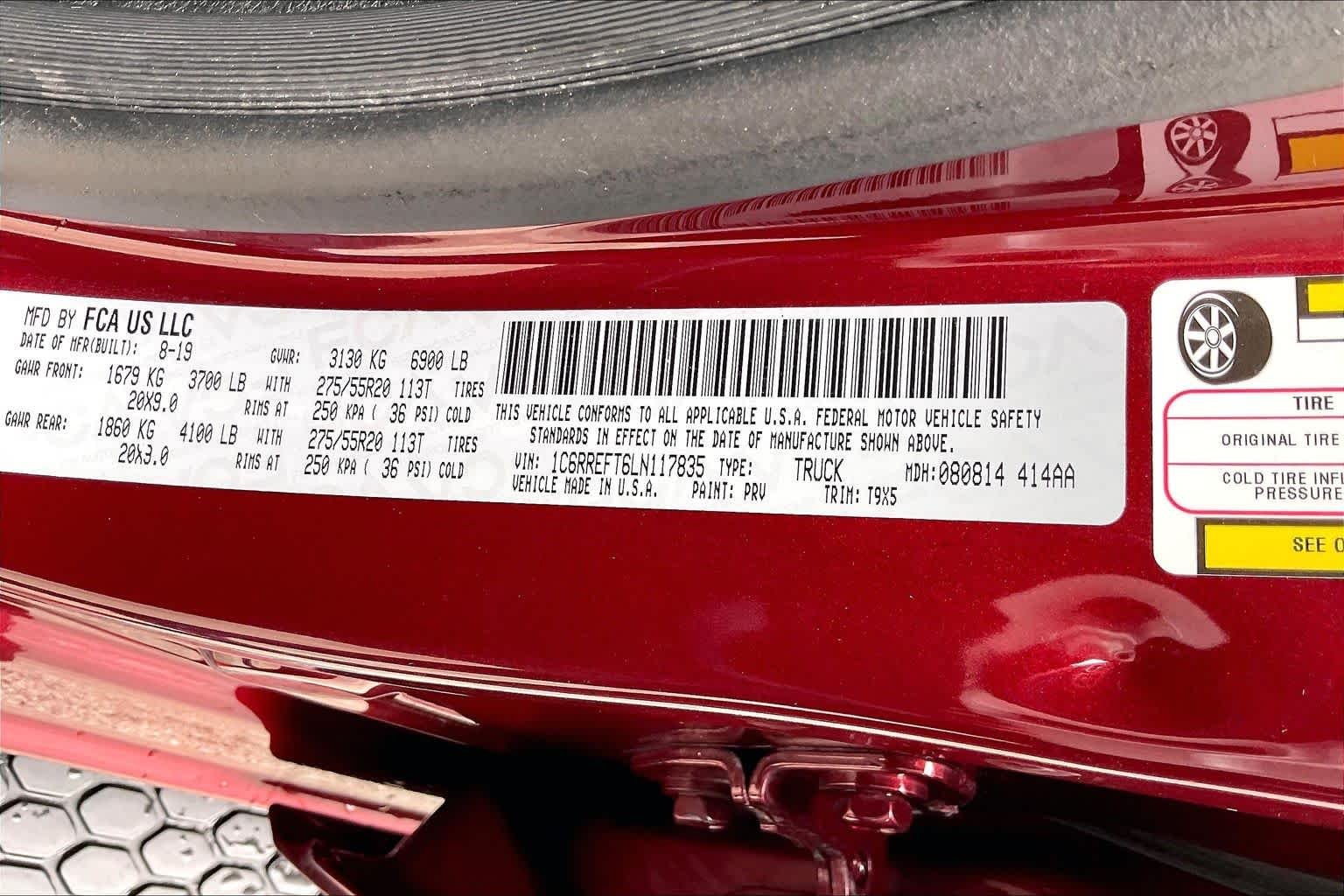Used 2020 Red Ram Lone Star Crew Cab 4x2 5