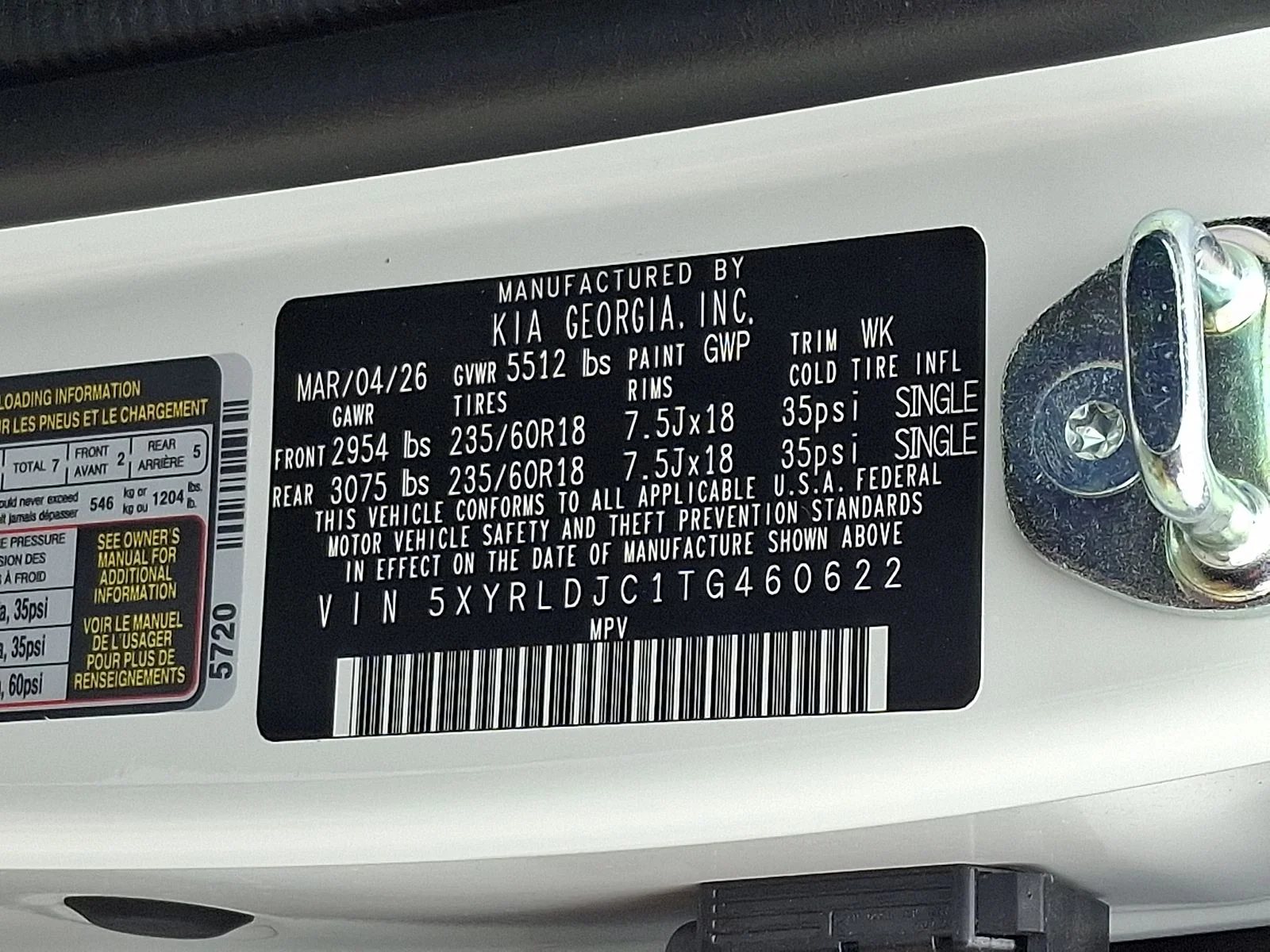 New 2026 White Kia S image 20